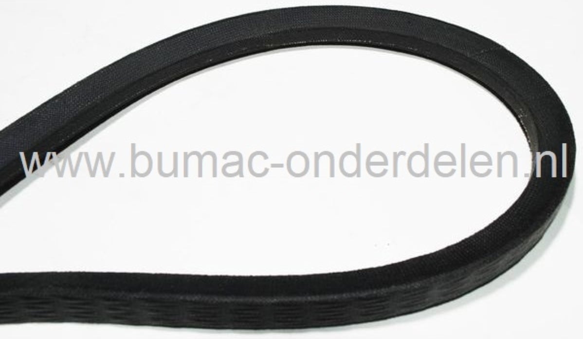 V snaar voor aandrijving van zitmaaier, frontmaaier, tuintrekker, zeroturnmaaier, aandrijfsnaar, rijaandrijving, versnellingsbak, hydrostaat, maaidek - maai messen aandrijving wielen, messen, onderdeel