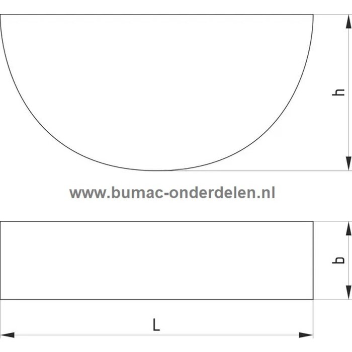 Vliegwiel spie voor Stihl 038 kettingzaag, motorzaag, benzinezaag, halfronde spie, halve maan spie, schijfspie, onderdeel