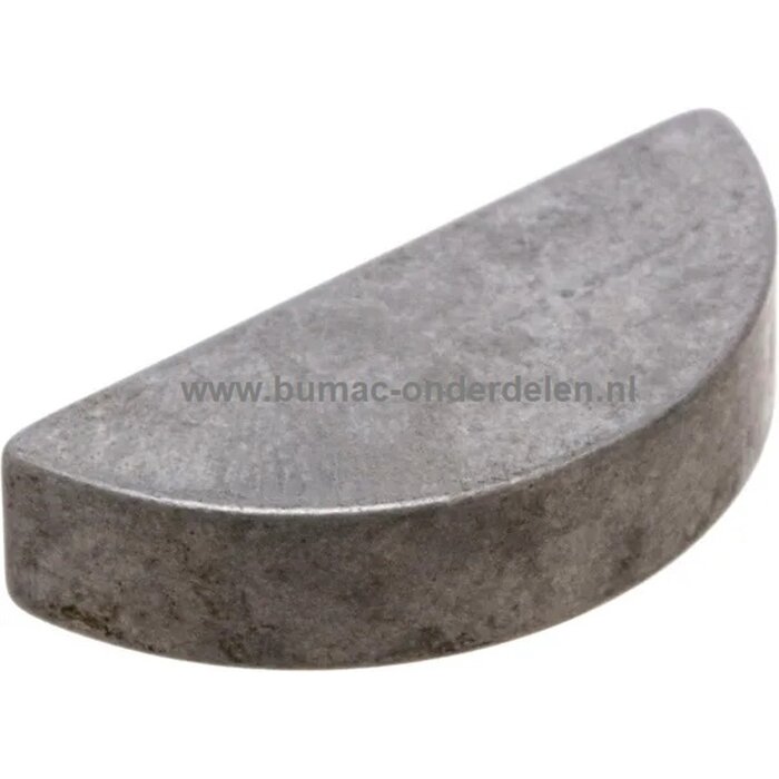 Vliegwiel spie voor Stihl 038 kettingzaag, motorzaag, benzinezaag, halfronde spie, halve maan spie, schijfspie, onderdeel