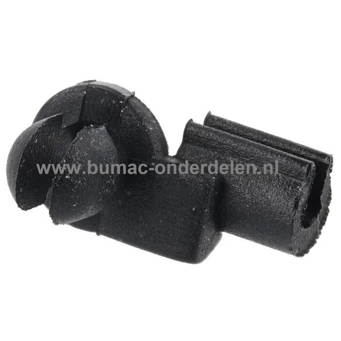 Chokestang houder voor Loncin motoren op trilplaat, tuinfrees, aggregaat, veegmachine, verticuteermachine, hakselaar, hoogwerker, generator, houtversnipperaar, grasmaaier, LC1P65FE,  LC1P65FE2, V200, LC1P65FEB, LC1P65FE2B, chokehendel, chokestang klem
