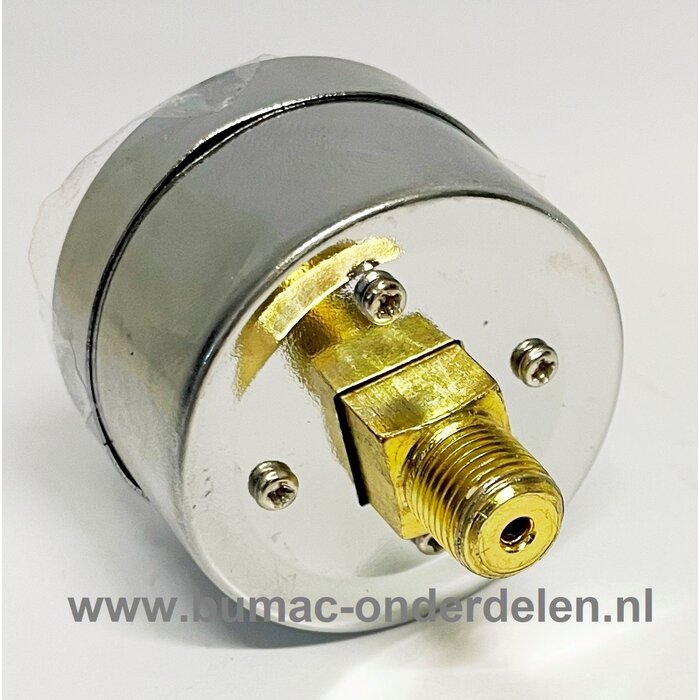 Manometer met schroefdraad voor chinese compressoren, kompressor, drukmeter, mano meter, onderdeel