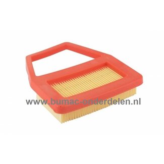 Luchtfilter voor Oleo Mac, Efco bosmaaiers, bermmaaiers, trimmers, strimmers 741, BC350S, BC350T, BC400S, BC400T, OM36, OM43, OM43BP, SPARTA381S, SPARTA381TSP, SPARTA441BP, SPARTA441S, SPARTA441T, lucht filter, onderdeel
