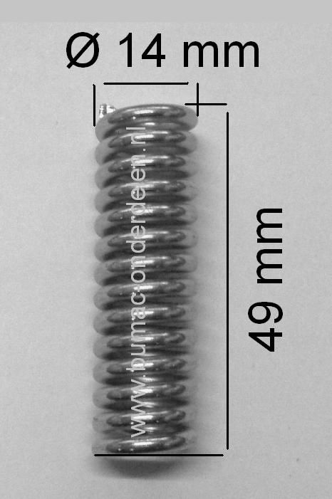 Dempveer voor Stihl Kettingzaag MS171 - MS181 en MS211, Veer Trillingsdemper - Anti Vibratie Rubber - Demp Veren Stihl Kettingzaag - Motorzaag, onderdeel