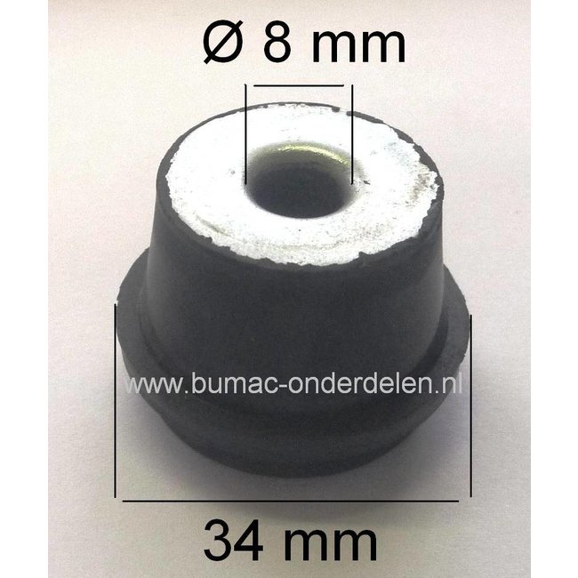 Trillingdemper voor Stihl 050 - 051 - 075 - 076 - TS50 - TS510 - TS760 Motorzaag, Kettingzaag, Bandenslijper, Motorslijper, Doorslijper, Vibratiedemper, Ophangrubber, Trillingsdemper, Anti Vibratierubber, Viking