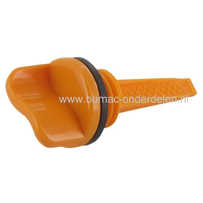 Oliepeilstok voor Loncin motoren op Generator, Grasmaaier, Tuinfrees, Trilplaat, Verticuteermachine, Waterpomp, Veegmachine, Trilplaat, Loncin G200F, G200FD, onderdeel, G 200 F, G 200 FD olie peilstok