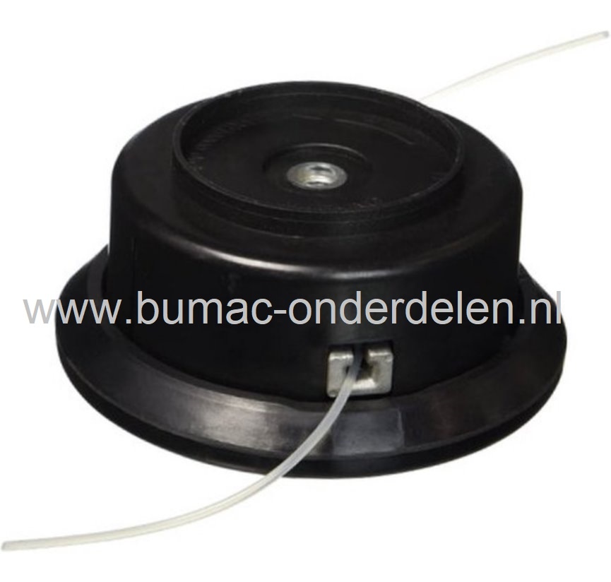 Maaikop voor Scheppach bosmaaier, kantenmaaier, trimmer, strimmer, BCH2600, BCH3300, GFS33, MFH3000, MFH3300, draadkop, draadcassettes, maaidraad, spoelen, BCH 2600, BCH 3300, GFS 33, MFH 3000, MFH 3300, onderdeel