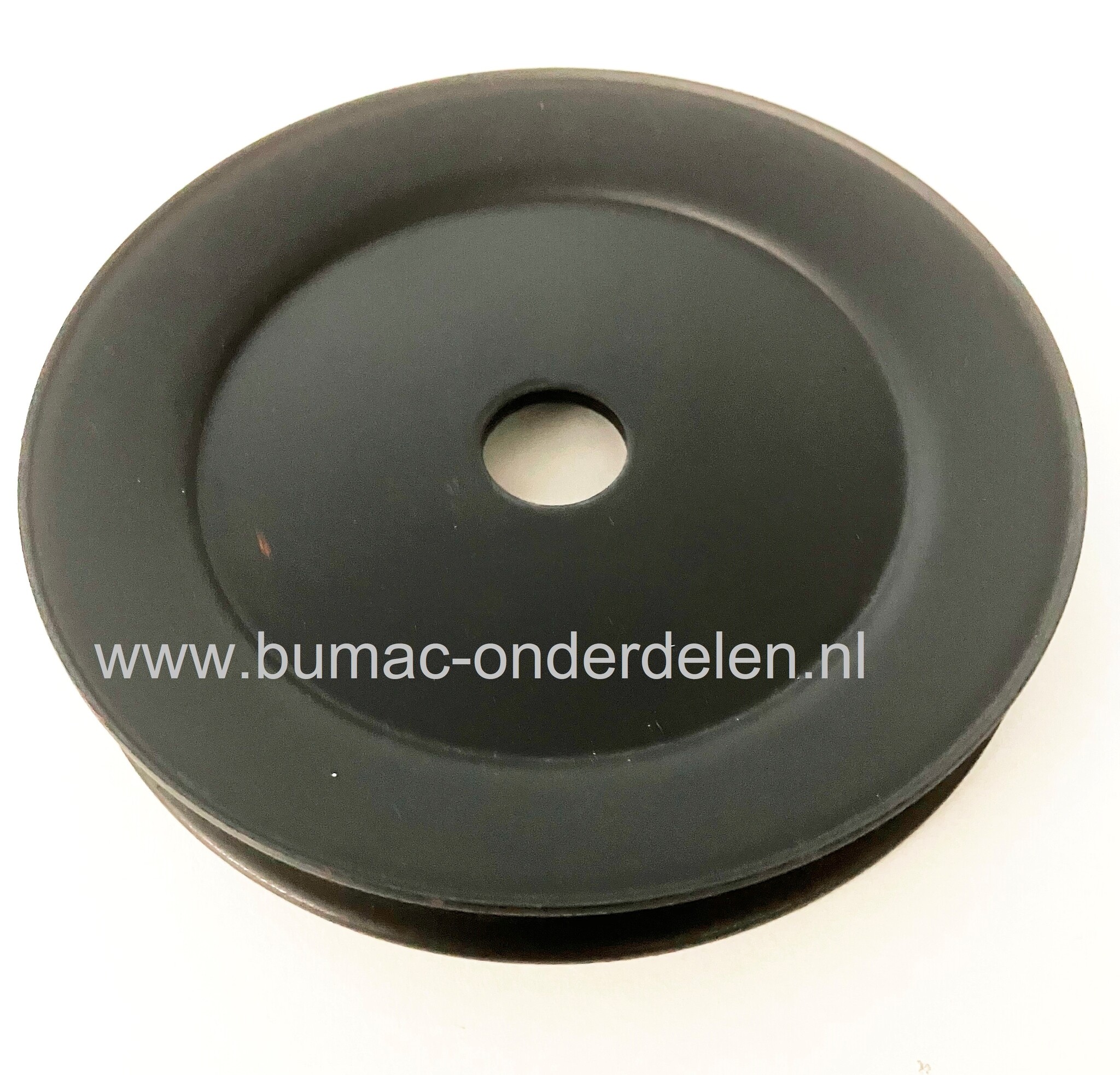 V snaar poelie voor Murray, Snapper, Simplicity zitmaaier, tuintrekker,  Zeto turn MSD100, MSD110, ZTS7000, EMT17538RDF, EMT1838RDF, EMT16538RDF, EZT2042, EMT155420H, CTX9000, EMT2242RDF, EMT2642RDF voor 107cm maaidek, spanpoelie, spanrol, onderdeel