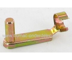 Clip voor Gaffel CASTELGARDEN TC92 - TC102 - TC122 Zitmaaier, Castel Garden - Stiga - Mountfield - Alpina, Borgclip voor Vork van Gasveer