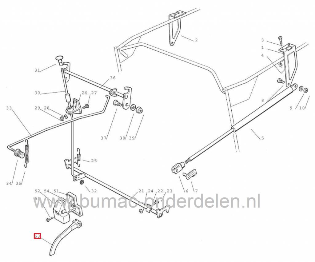 Hendel Vangbak Vol CASTELGARDEN - STIGA - ALPINA - MOUNTFIELD Zitmaaier - Frontmaaier - Tuintrekker met 102 en 122 Cm Maaidek