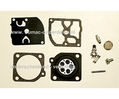 Membraan Reparatie set voor Zama Carburateur op Makita Kettingzaag, Bosmaaier, Bladblazer, Strimmer en Heggenschaar , EA3501