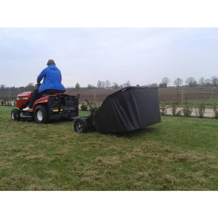 Veegmachine onderdeel – 42 inch werkbreedte, XL opvangzak 420 L, spiraalborstel en verstelbare werkhoogte (Turfmaster)