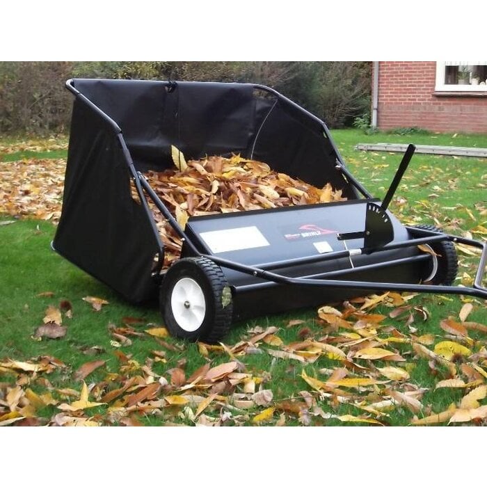 Veegmachine onderdeel – 42 inch werkbreedte, XL opvangzak 420 L, spiraalborstel en verstelbare werkhoogte (Turfmaster)