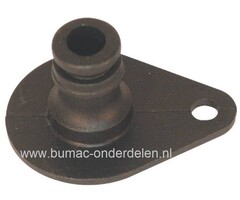 Nippel Maaidek Reiniging Zitmaaiers CASTELGARDEN - HONDA - STIGA - ALPINA - MOUNTFIELD, Wateraansluiting voor Reinigen van Zitmaaier Maaidekken, Gardena Water Aansluit Nippel voor Schoonmaken van het Maai Dek wateraansluiting, onderdeel