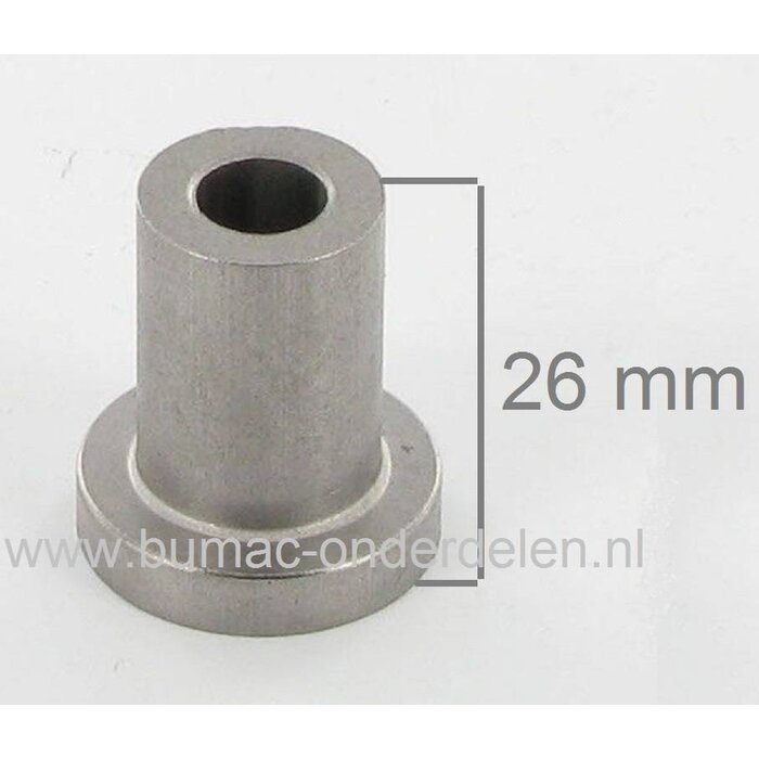 Bus Tandwiel Kettingaandrijving CASTELGARDEN - STIGA - ALPINA - MOUNTFIELD, Glijlager voor oa Kettingtandwiel bij Zitmaaier - Frontmaaier - Tuintrekker, TC102 - TCP102 - TC122 - TCP122