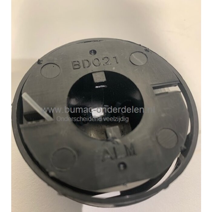 Spoel met Maaidraad voor Black en Decker, Onderdeel voor Electrische Strimmer, Draadcassette, Nylon Maaidraad 1,6 mm, Strimmer, Onkruid Trimmer, Graskant snijder, Draadspoelen, Bosmaaier, Spoeldraad, Grastrimmer, Trimmerdraad