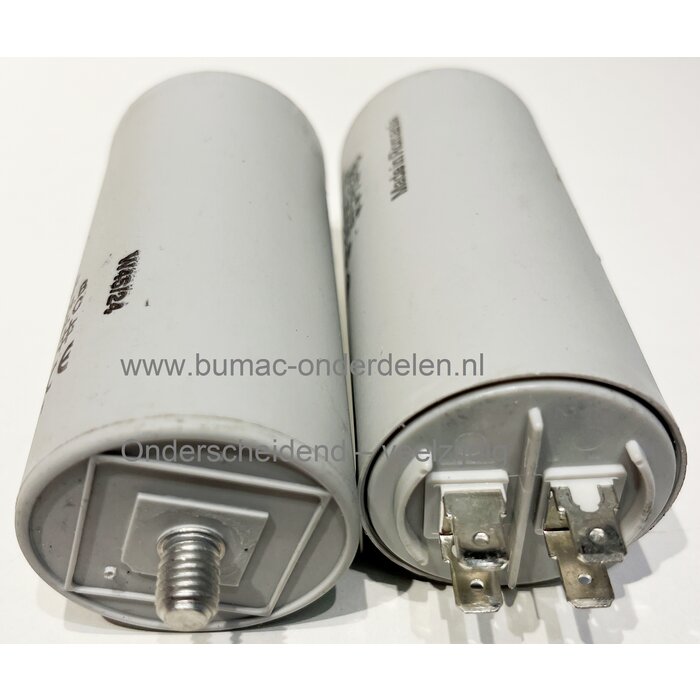 Condensator 40µF-4,25V AC voor Waterpomp, Generator, Aggregaat, Krachtmotor, Elektrische Hakselaar, Hogedrukreiniger, Honda, Yanmar, Sabo, Wolf