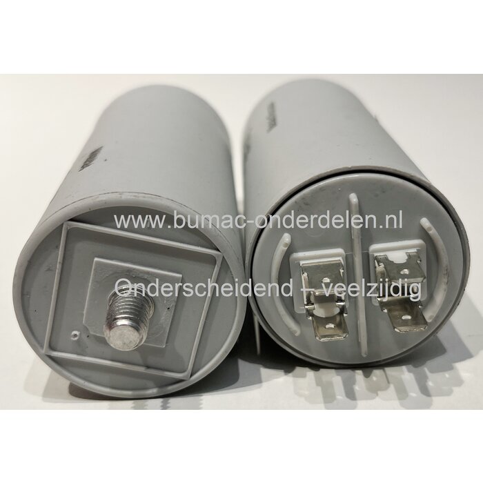 Condensator 40µF-4,25V AC voor Waterpomp, Generator, Aggregaat, Krachtmotor, Elektrische Hakselaar, Hogedrukreiniger, Honda, Yanmar, Sabo, Wolf