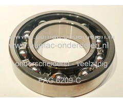 FAG Kogellager 6209-C – Hoogwaardige Prestaties en Duurzaamheid, Trilplaten en verdichtingsmachines,  Elektromotoren en generatoren, pompen en ventilatoren, transmissies en tandwielkasten, landbouwmachines