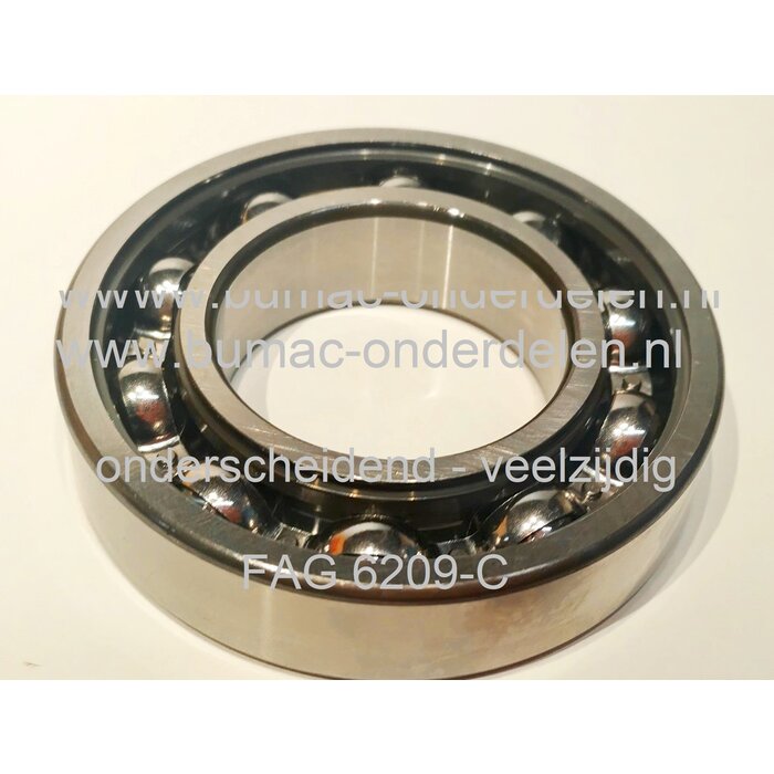 FAG Kogellager 6209-C – Hoogwaardige Prestaties en Duurzaamheid, Trilplaten en verdichtingsmachines,  Elektromotoren en generatoren, pompen en ventilatoren, transmissies en tandwielkasten, landbouwmachines