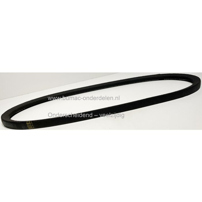 SK V-Snaar SPA 862 mm – Gevulkaniseerd Rubber, Smal Profiel, Trapeziumvormige Doorsnede voor Industriële en Agrarische Toepassingen