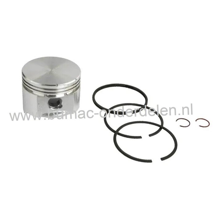 Zuiger Compleet voor B&S IC motor met 10 t/m 15,5 PK, Zitmaaier - Frontmaaier - Tuintrekker met Briggs and Stratton Motor, Zuigerset met Veren B en S