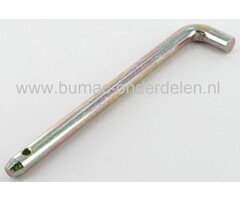 Pen voor Deflector CASTELGARDEN - STIGA - ALPINA - MOUNTFIELD, Pin voor Bevestiging Zijuitworp Deflectoren 98 en 108 Cm Zitmaaier - Tuintrekker