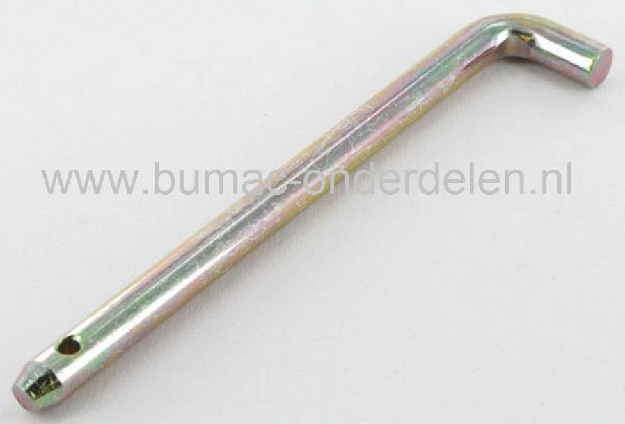 Pen voor Deflector CASTELGARDEN - STIGA - ALPINA - MOUNTFIELD, Pin voor Bevestiging Zijuitworp Deflectoren 98 en 108 Cm Zitmaaier - Tuintrekker