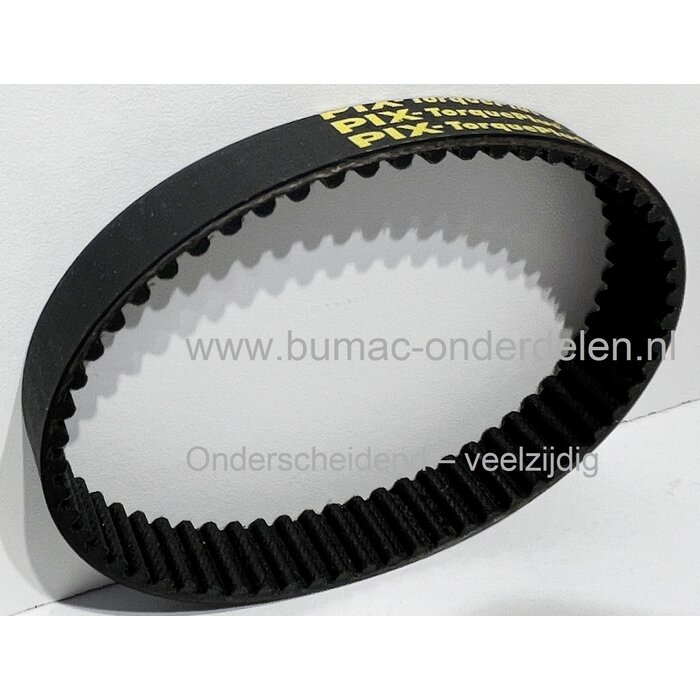 Getande Aandrijfriem - Hoogwaardige Riem voor Landgoed en Industriële Machines Verticuteermachines Aandrijfriem getand voor Aandrijving van de Wals, Getande V-snaar van Motor naar Beluchtingsas bij Verticuteerders, Beluchters, onderdeel