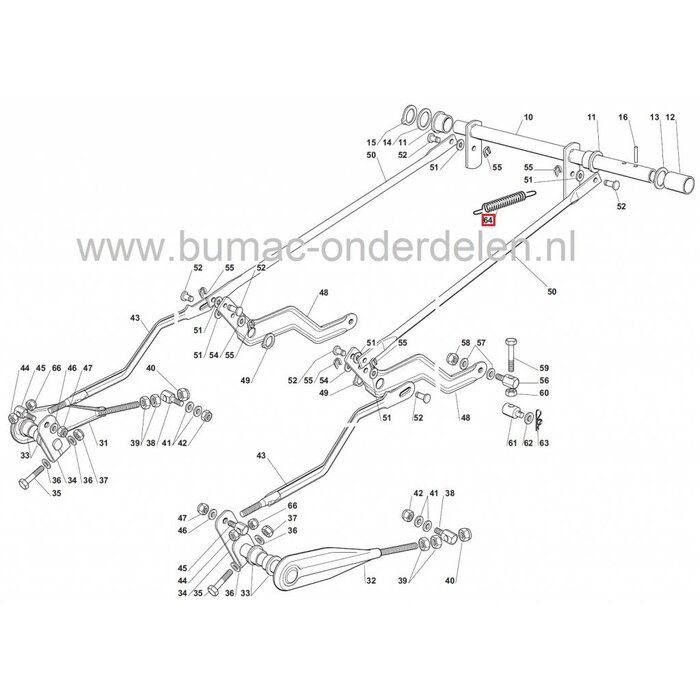 Castelgarden Veer Maaihoogte Instelling Zitmaaier, CASTELGARDEN - STIGA - MOUNTFIELD - ALPINA