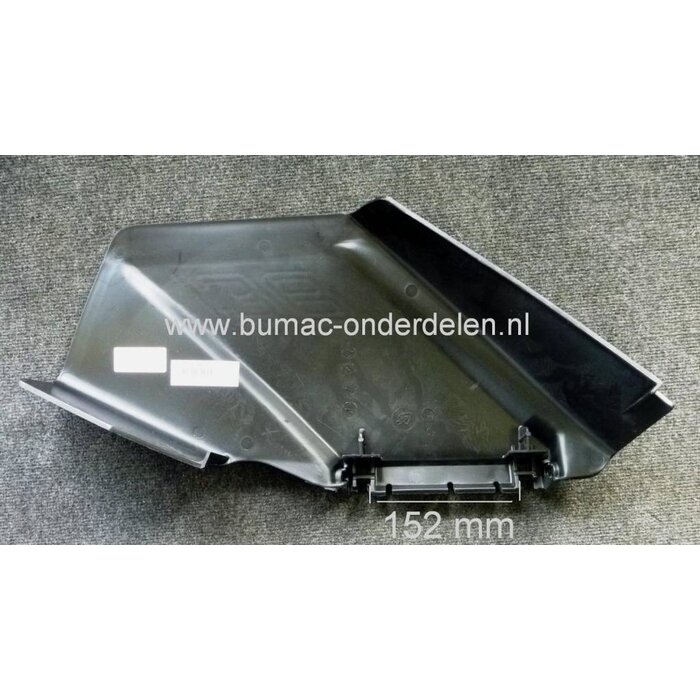 Zijuitworp Deflector voor Husqvarna - Partner - Jonsered - Lazer - Wizard - McCulloch Zitmaaier met een 97 Cm Maaidek