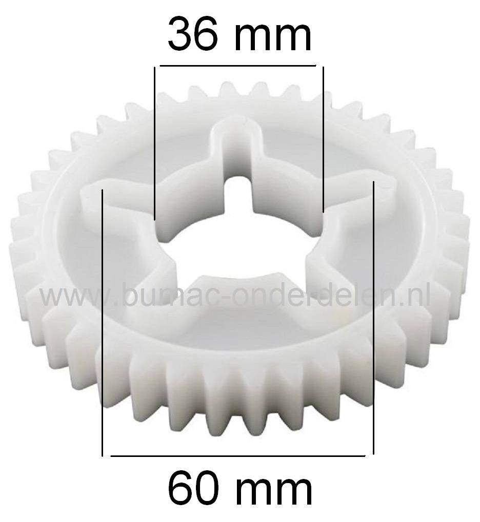 Aandrijftandwiel Achterwiel CASTELGARDEN Grasmaaiers oa NP534TR - NP534TRE - PAN504TR - PAN504TR4S - PAN504TRE4S, Stiga Combi 53SB - Collector 48SB en 53SB - Turbo 53-4S Castel Garden - Alpina - Mountfield Gazonmaaier - Benzinemaaier - Cirkelmaaier - Gras