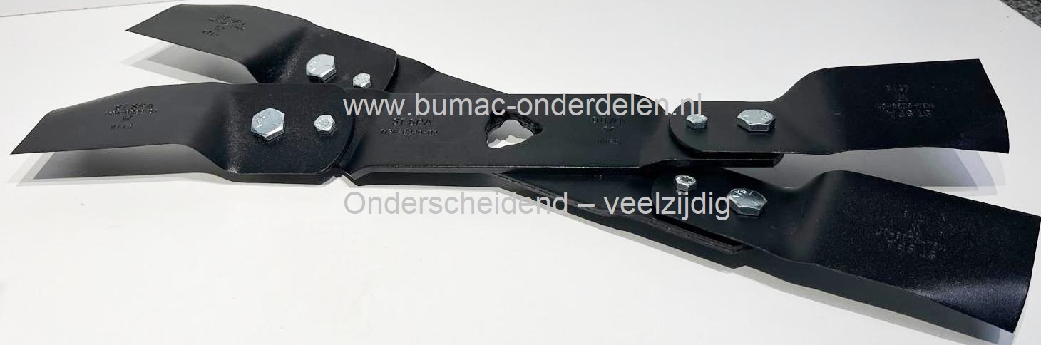 Stiga Mulchmessenset voor Park 95 Combi en Villa 95 Combi – 50 cm – 2 stuks