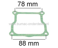 Klepdeksel Pakking voor Honda GX610, GX620, GXV610 en GXV620 Motor op Zitmaaier - Hogedrukreiniger - Waterpomp - Tuinfrees - Trilplaat - Minikraan - Shovel - Bobcat
