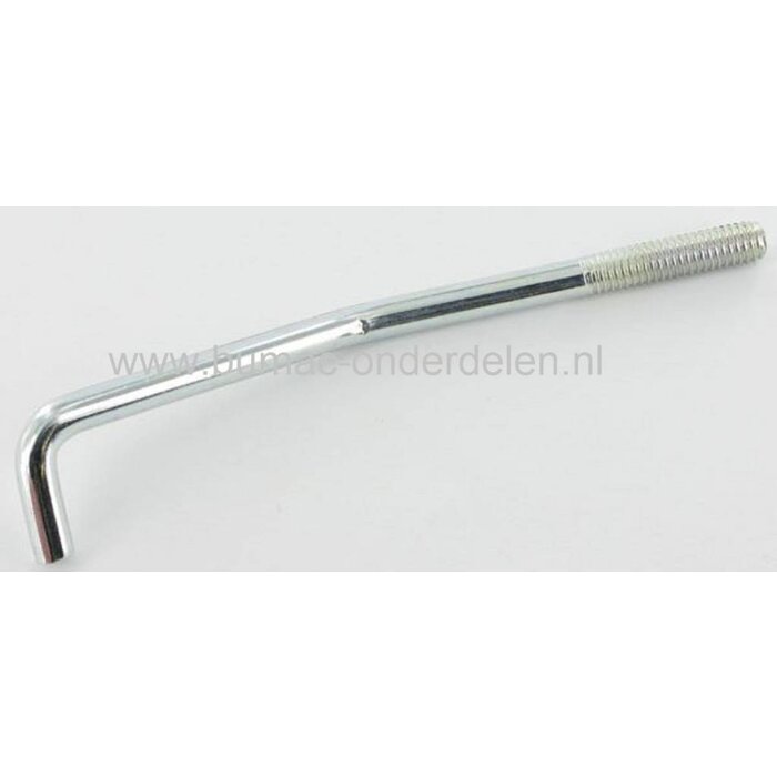 Spanstang voor V-Snaar CASTELGARDEN - STIGA - ALPINA - MOUNTFIELD, Grasmaaier - Loopmaaier - Cirkelmaaier - Benzinemaaier, Stang voor het Spannen van de Aandrijfriem - Poelie