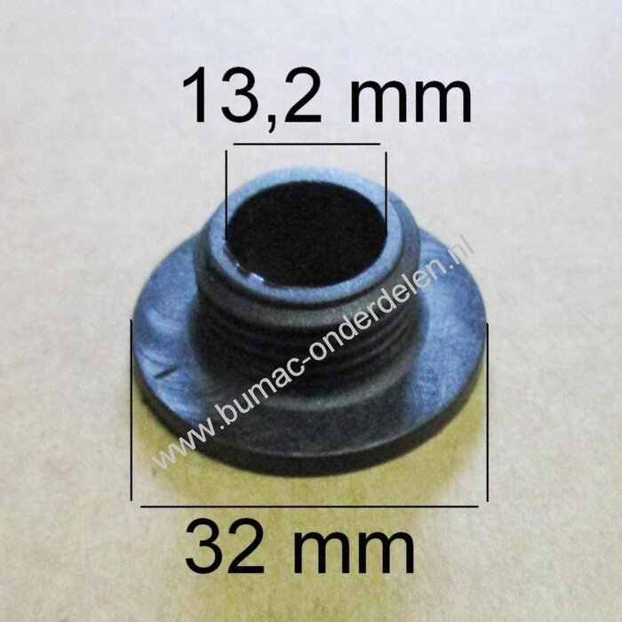 Husqvarna Wormwiel Oliepomp  – Geschikt voor 334T, 335XPT, 336, 338XPT, 339XP – Partner 33, 350, 351, 352 – Origineel Pinion Drive Gear – Kunststof 3/8" Wormtandwiel