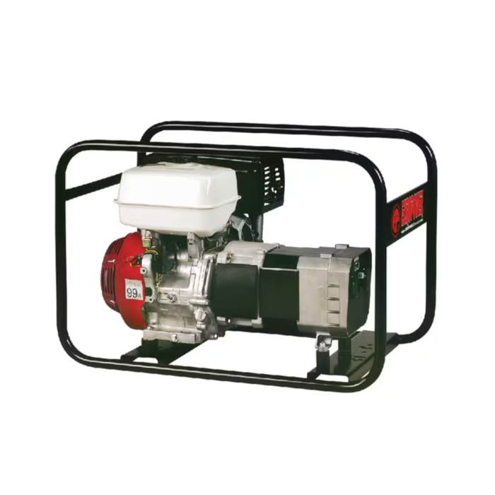 Europower EP6000HMS Generator H/MS 6kVA 230V – Krachtige Stroomvoorziening met Honda GX390 Motor, 2x 16A Stopcontacten, 12L Tank, 98 LWA, 90 kg
