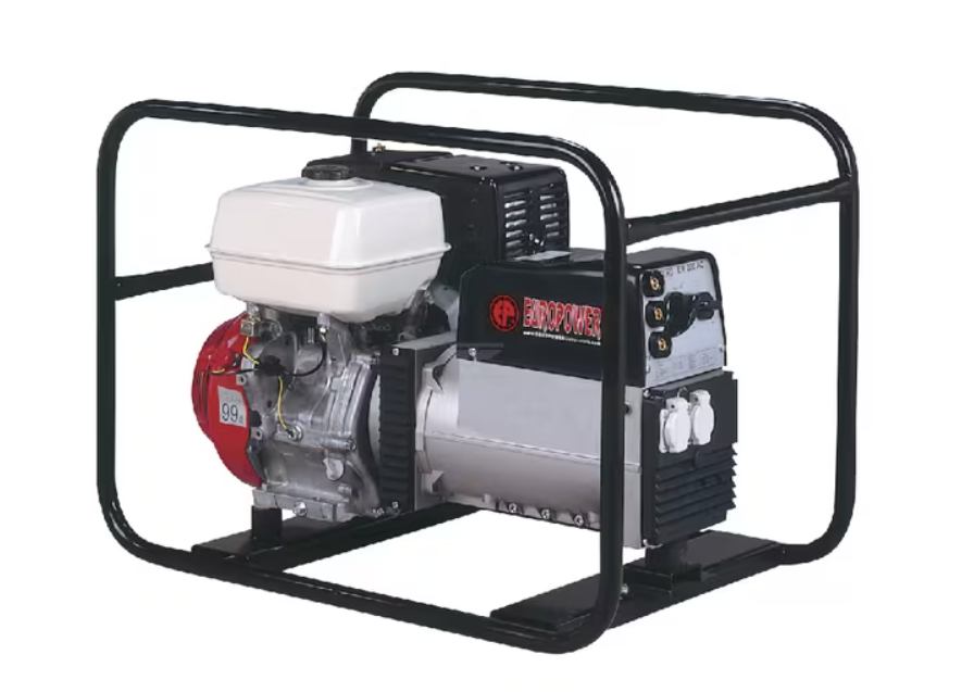 EP200X2 Lasgenerator HS 200 A 4 kVA 230V – Benzine Aangedreven Lasgenerator voor Professionele Laswerkzaamheden