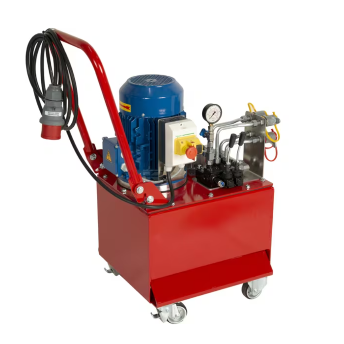 WP85A002 Werkplaatsaggregaat 35L-12L/min-4kW/400V – Professionele Luchtcompressor voor Werkplaats en Industrie