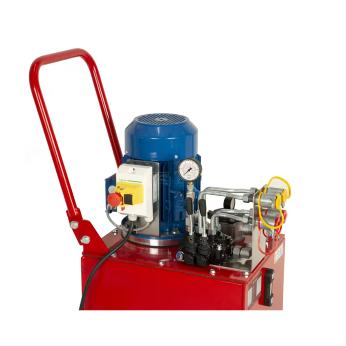 WP85A002 Werkplaatsaggregaat 35L-12L/min-4kW/400V – Professionele Luchtcompressor voor Werkplaats en Industrie