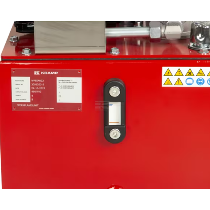 WP85A002 Werkplaatsaggregaat 35L-12L/min-4kW/400V – Professionele Luchtcompressor voor Werkplaats en Industrie
