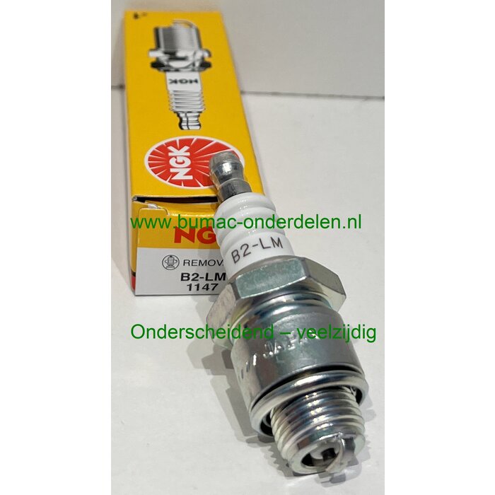 Bougie NGK B2LM – Betrouwbare Ontsteking voor Tuinmachines, Grasmaaiers en Kleine Motoren