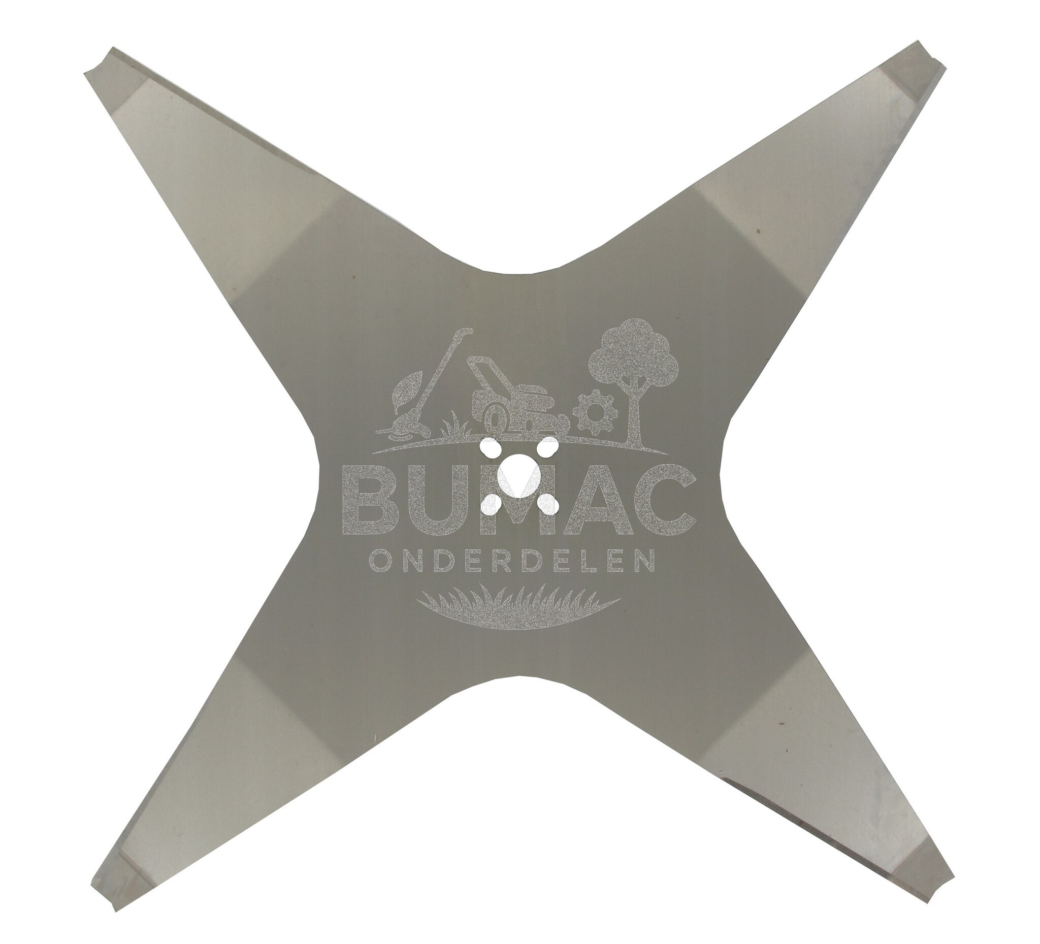 4-Tands Gebogen Maaimes 290 mm – Voor Ambrogio L100, L60 / Herkules Oscar 4WD ZBS / Wiper Runner XK-XKH-XP-Yard WYP Robotmaaiers