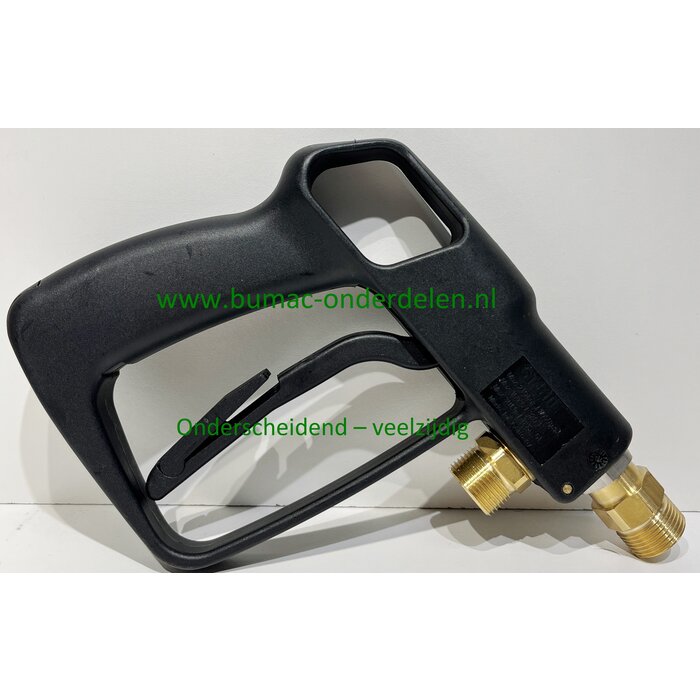 Hogedrukspuitpistool 210 bar – Max. doorstroom 30 l/min – Aansluiting 22 x 1,5 – Max. 150°C – Standaard uitvoering voor hogedrukreinigers