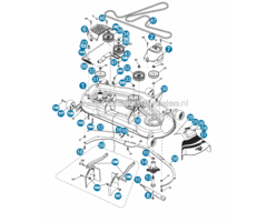 V-snaar 54 inch maaidek – geschikt voor MTD, Craftsman, Husqvarna, Cub Cadet en Partner