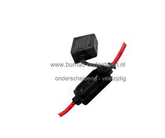 Zekeringhouder voor steekzekeringen 30A 2,5 mm²