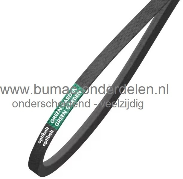 V-snaar Kevlar versterkt 1/2" x 2261 mm geschikt voor Allis Chalmers, Deutz, MTD, Cub Cadet en meer tuinmachines onderdeel