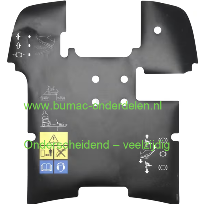 Antislip vloermat voor Stiga zitmaaiers – geschikt voor diverse Villa modellen