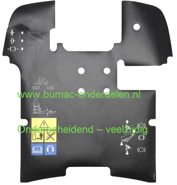 Antislip vloermat voor Stiga zitmaaiers – geschikt voor diverse Villa modellen