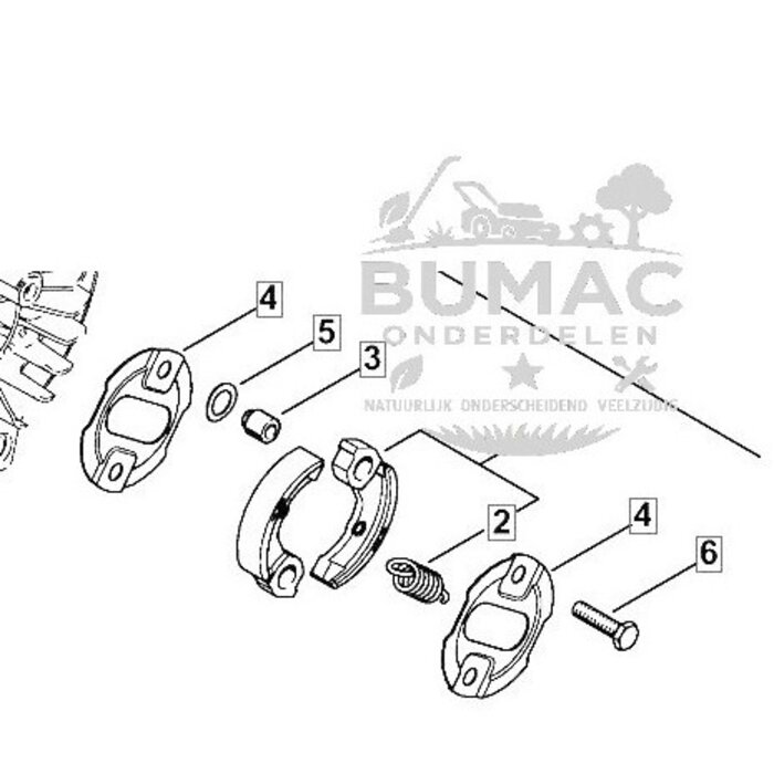 Centrifugaalkoppeling Stihl – passend onderdeel voor FS 130, FS 130 R en combimotoren KM 131, KM 131 R
