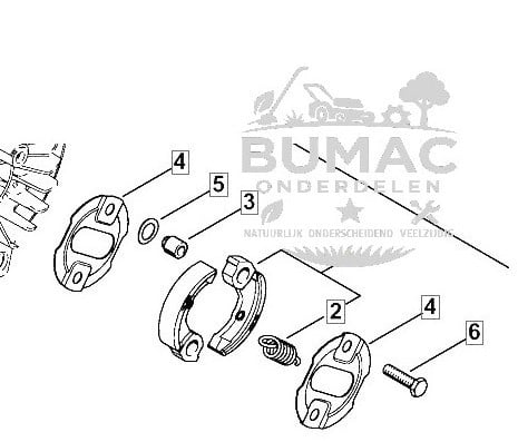 Centrifugaalkoppeling Stihl – passend onderdeel voor FS 130, FS 130 R en combimotoren KM 131, KM 131 R